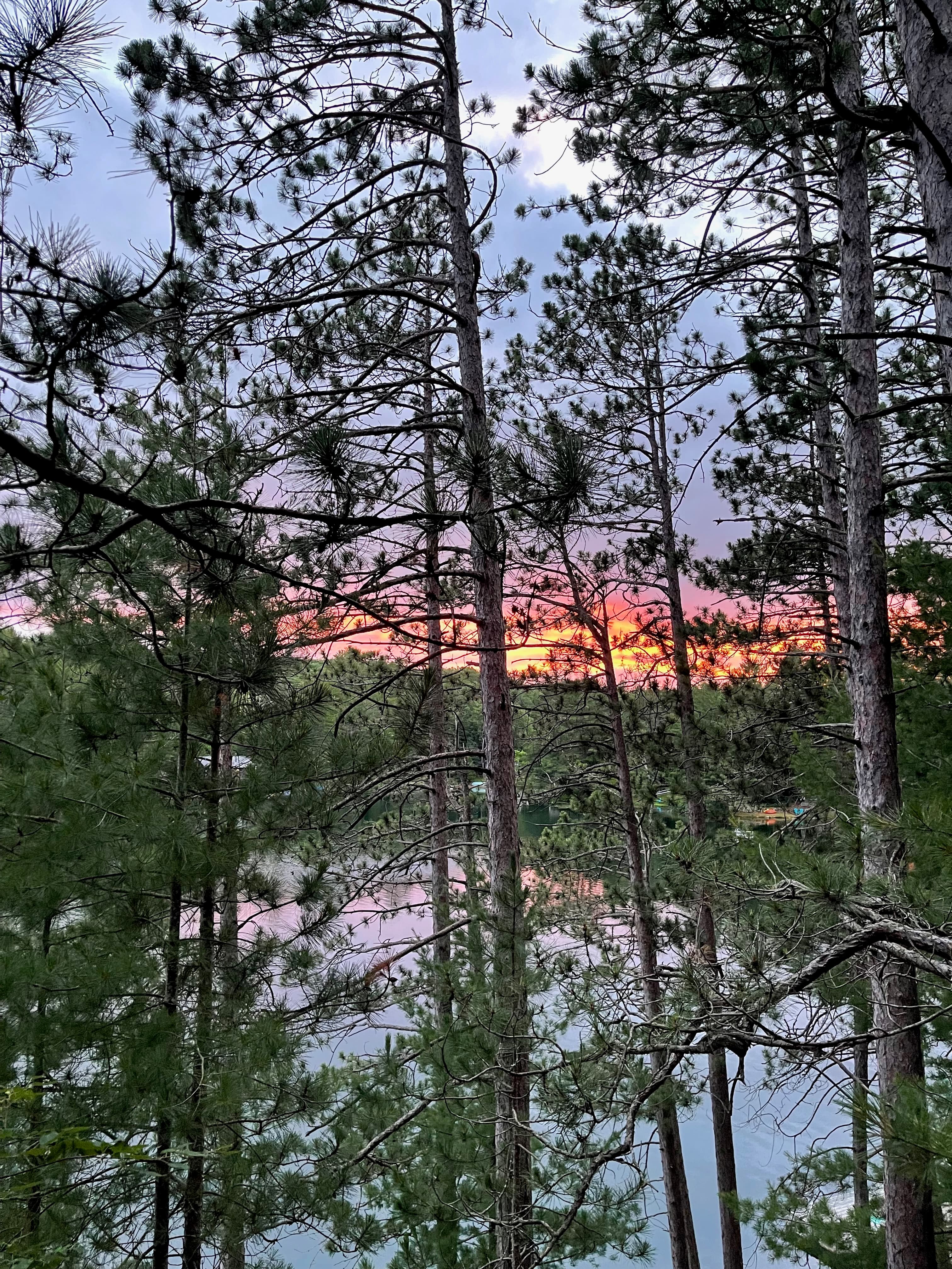 An original candid cottage and lake moment from the family sequence